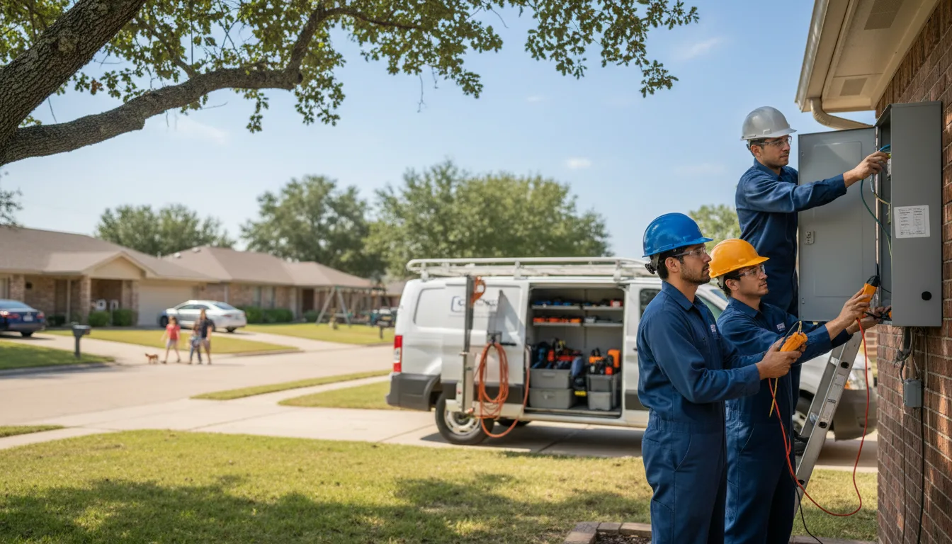 Certified electrician providing emergency electrical services in Fountain, MN